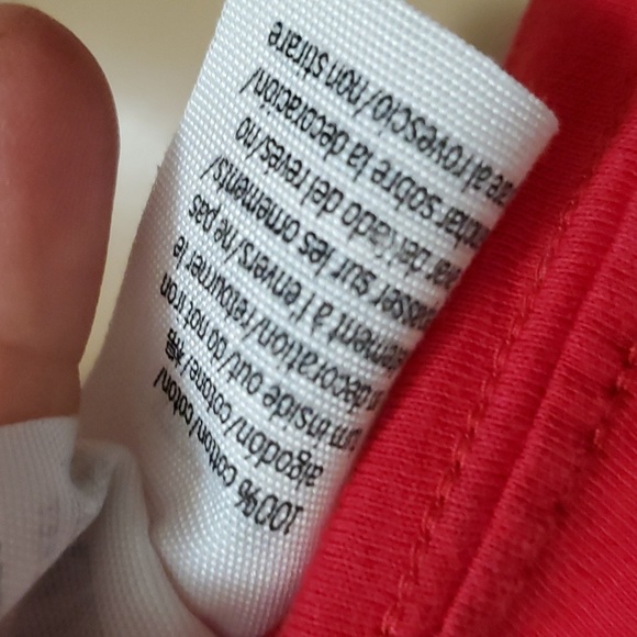 Victoria Secret's s cropped long sleeve snowflake trim Logo raw hem - Picture 8 of 8